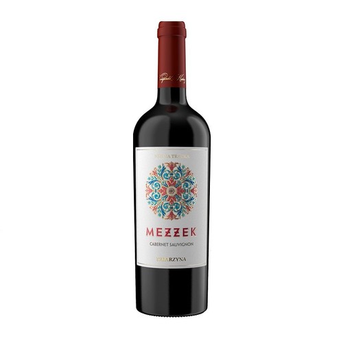 Wino bułgarskie czerwone wytrawne Cabernet Sauvignon alk. 14,5% obj. Mezzek 750 ml