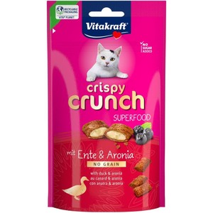 Chrupiąca przekąska dla kotów kaczka z aronią Vitakraft 60 g