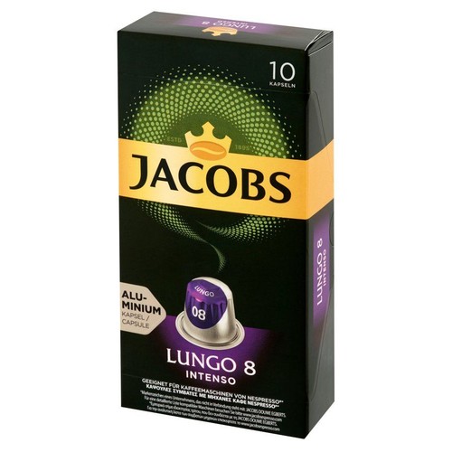 Kawa w kapsułkach Lungo intenso  Jacobs 10 kapsułek