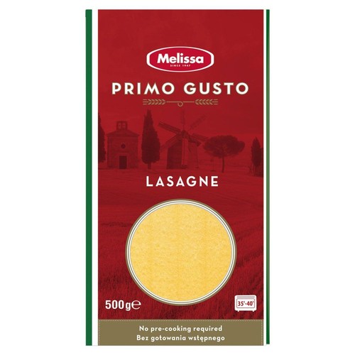 Makaron Lasagne w 100% z semoliny z pszenicy durum Primo Gusto 500 g