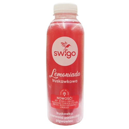 Lemoniada truskawkowa Swigo 500 ml