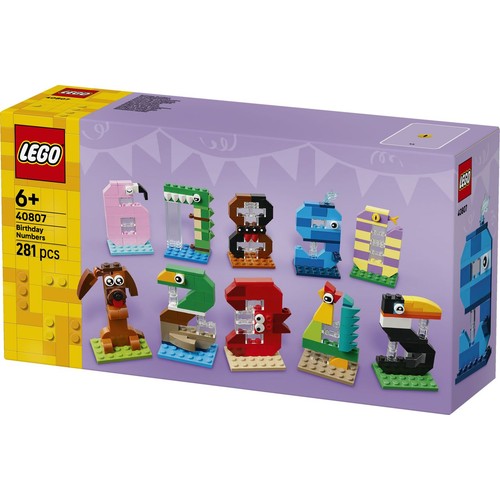 Urodzinowe cyferki 40807 LEGO 1 sztuka