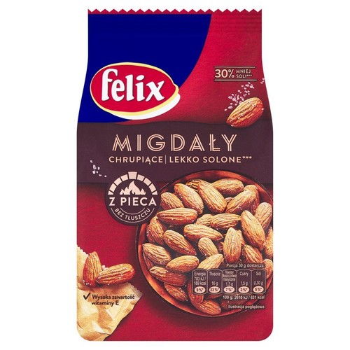 Migdały lekko solone Felix 180 g