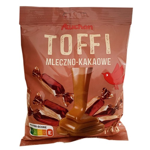Toffi mleczno-kakaowe Auchan 170 g