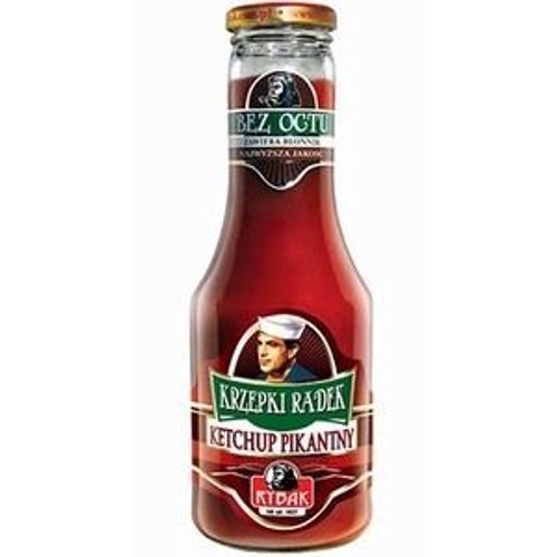 Ketchup pikantny Krzepki Radek Rybak 520 g