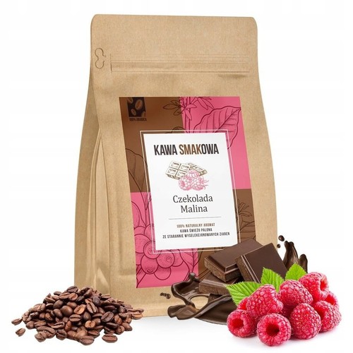 Kawa ziarnista o smaku maliny z czekoladą  Kawa Smakowa 250 g