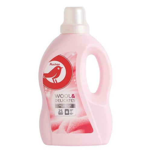 Płyn do prania tkanin delikatnych 25 prań Auchan 1,5 l
