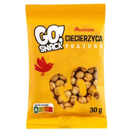 Go Snack ciecierzyca prażona Auchan 30 g