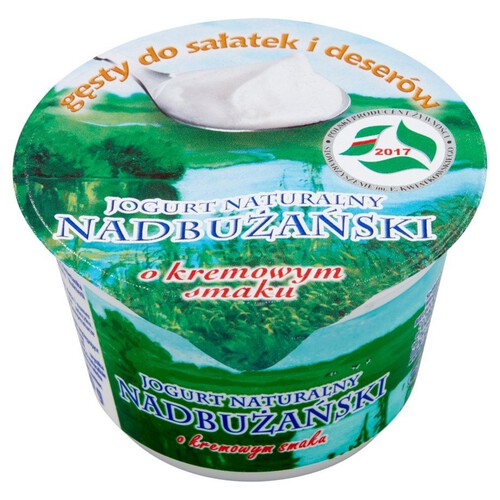 Jogurt naturalny Nadbużański gęsty kremowy Bieluch 200 g