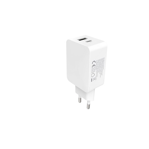 Ładowarka sieciowa USB-A i USB-C 5V 2,4A 27W biała Qilive 1 sztuka
