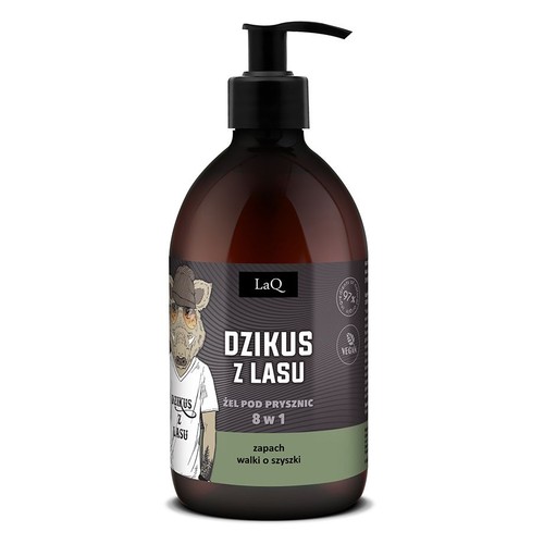 Żel pod prysznic 8 w 1 Dzikus z lasu LaQ 500 ml