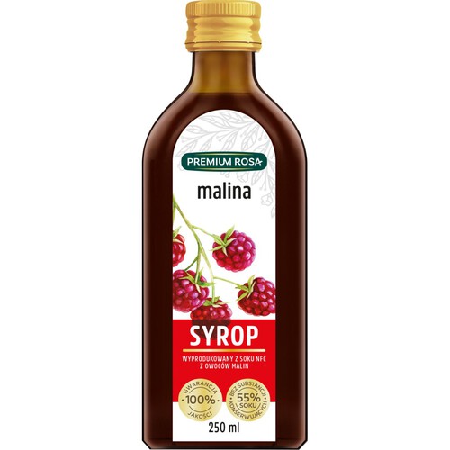 Syrop z malin Premium Rosa 250 ml