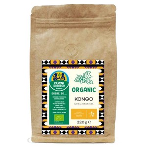 BIO Organic Kawa ziarnista Kongo Pewni Dobrego 220 g