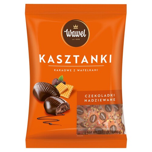 Kasztanki cukierki kakaowe z wafelkami Wawel 1 kg