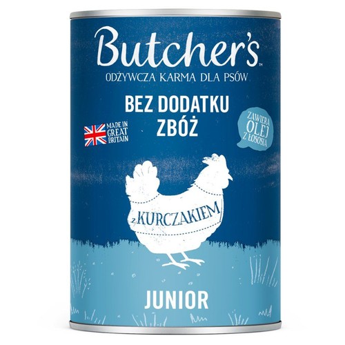 Junior karma mokra dla psów z kurczakiem Butcher's 400 g