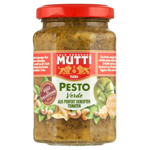 Pesto z zielonych pomidorów z bazylią  Mutti 180 g