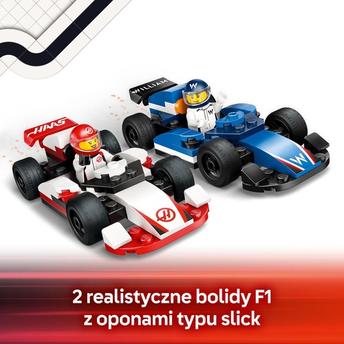 City F1® Bolidy Williams Racing i Haas F1® 60464 LEGO 1 sztuka