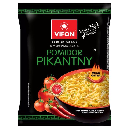 Zupa błyskawiczna o smaku pikantnego pomidora mega ostra Vifon 70 g