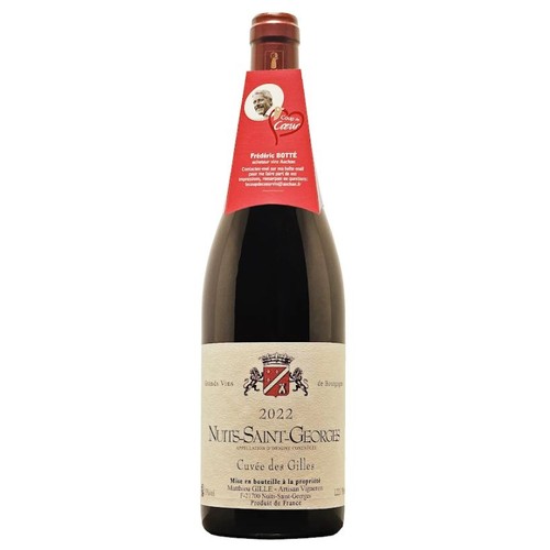 Wino francuskie czerwone wytrawne Pinot Noir Bourgogne alk. 13,0% obj. Nuits Georges Gille 750 ml