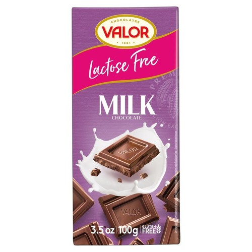 Czekolada mleczna bez laktozy Valor 100 g