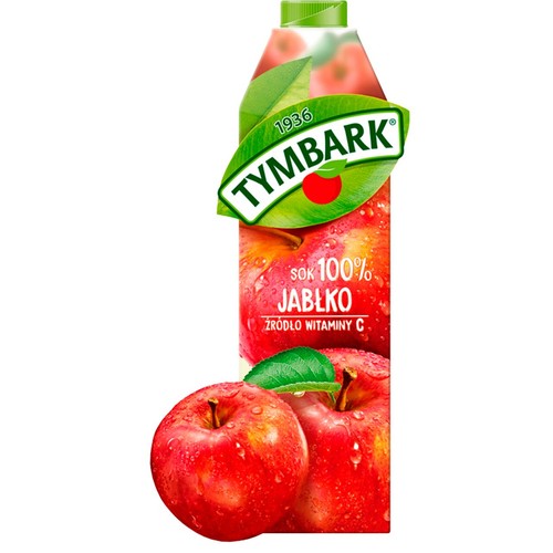 Sok 100% jabłko Tymbark 1 l