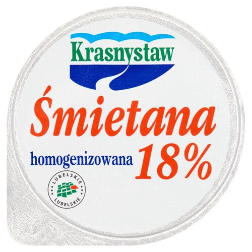 Śmietana 18 % homogenizowana Krasnystaw 150 g