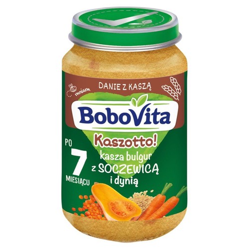 Kaszotto! z soczewicą i dynią po 7 miesiącu BoboVita 190 g