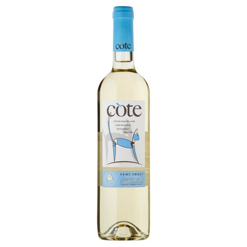 Wino białe półsłodkie Cote  750 ml