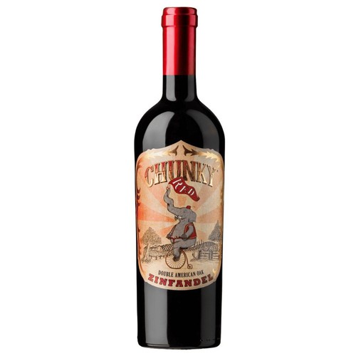 Wino czerwone wytrawne Zinfandel alk. 14,5% obj. Chunky 750 ml