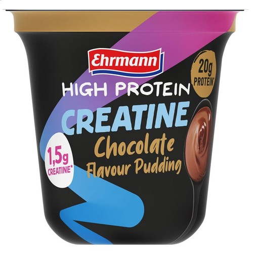 High Protein Deser mleczny o smaku czekoladowym z dodatkiem kreatyny Ehrmann 230 g