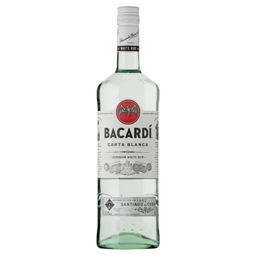 Rum jasny Puerto Rico Cart Blanca alk. 37,5% obj. Bacardi 1 l