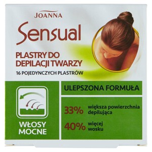 Plastry do depilacji twarzy sensual Joanna 16 szt
