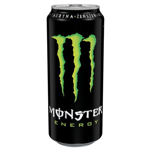 Napój energetyczny gazowany z tauryną i żeń szeniem Monster 500 ml