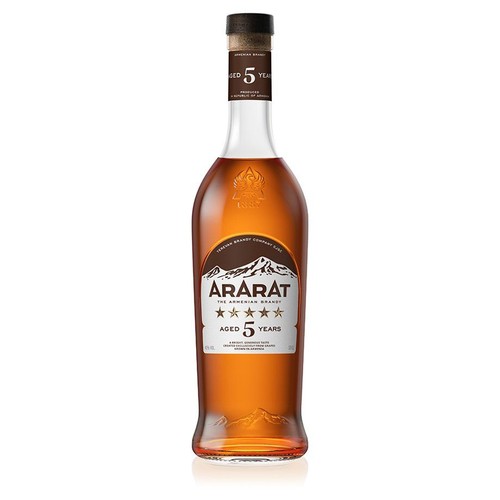 Brandy armeńska Aged 5 years alk. 40% obj. Ararat 500 ml
