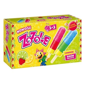 Lody wodne owocowe ze strzelającym cukrem Zozole 52 ml