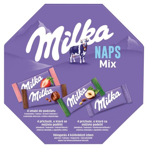 Czekoladki Singles mix Milka 138 g