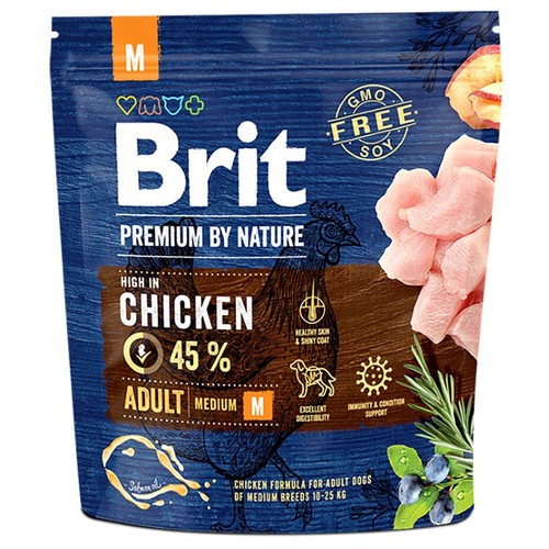 Karma sucha dla psów z kurczakiem Brit 1 kg