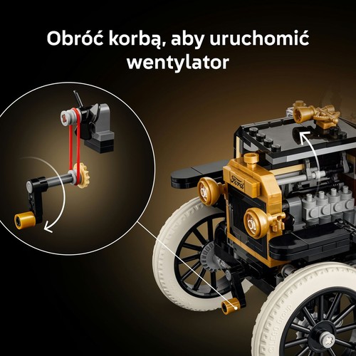 Zestaw Icons Ford Model T 11376, model samochodu LEGO 1 sztuka