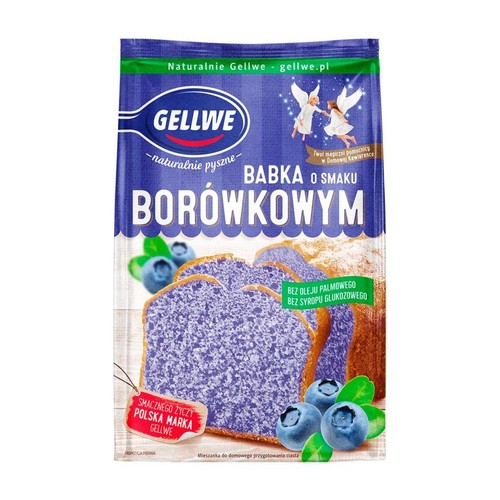 Babka o smaku borówkowym Gellwe 375 g