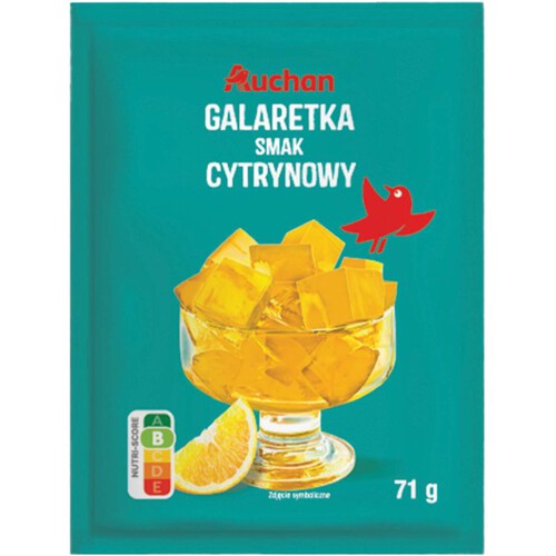 Galaretka o smaku cytrynowym  Auchan 71 g