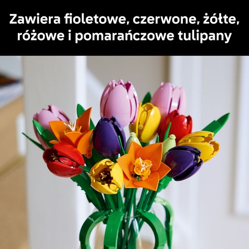 Botanicals Bukiet tulipanów 11501, dekoracja LEGO 1 sztuka