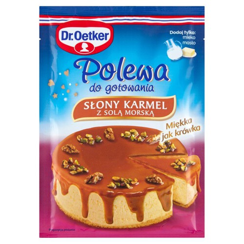 Polewa do gotowania słony karmel z solą morską Dr.Oetker 76 g