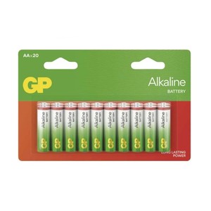 Bateria alkaliczna Alkaline AA (LR6) GP 20 sztuk