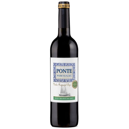 Wino czerwone półwytrawne Ponte 750 ml