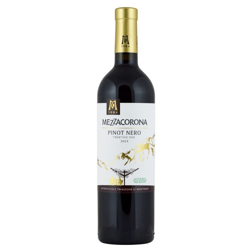 Wino czerwone wytrawne Pinot Nero Trentino DOC alk. 12,5% obj.  Mezzacorona 750 ml