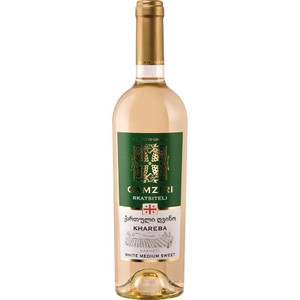 Wino gruzińskie białe półsłodkie Rkatsiteli alk. 12,5% obj. Gamziri 750 ml