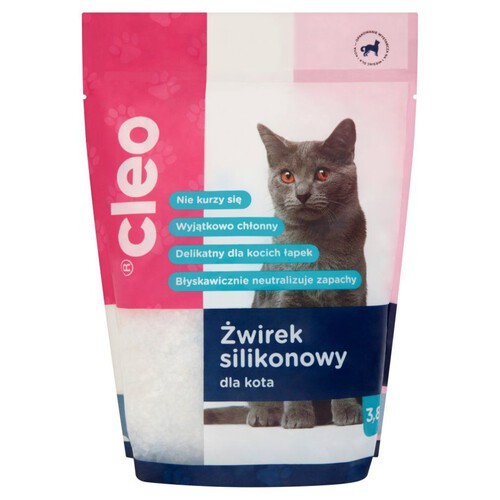 Żwirek silikonowy Cleo 3.8 l