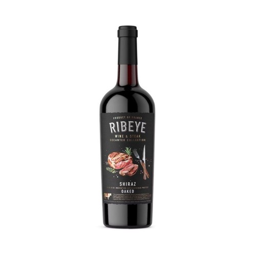 Wino francuskie czerwone wytrawne Ribeye Shiraz Oaked alk. 13,0% obj.  Les Producteurs Réunis 750 ml