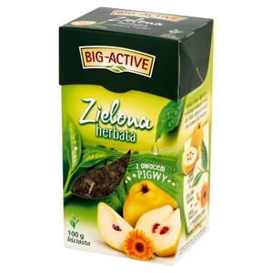 Herbata zielona z owocem pigwy  Big-Active 100 g