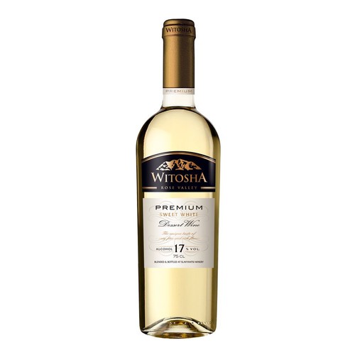 Wino bułgarskie białe słodkie Premium alk. 17,0% obj. Witosha 750 ml